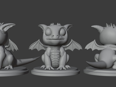 Stylized Dragon Modelo 3D