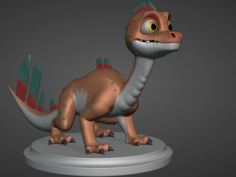 Stylized dinosaur 3Dモデル