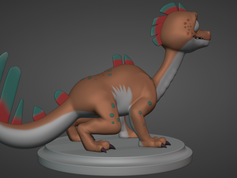 Stylized dinosaur Modelo 3D