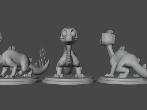 Stylized dinosaur Modelo 3D