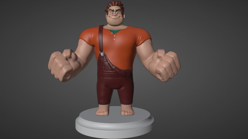 Ralph Model 3D .c4d .max .obj .3ds .fbx .stl .blend 