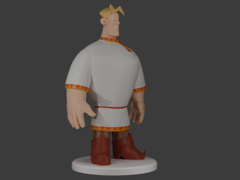 Alyosha Popovich 3D Modell