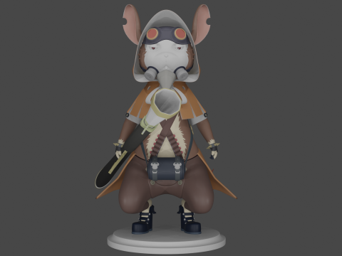 Stylized mouse Modelo 3D