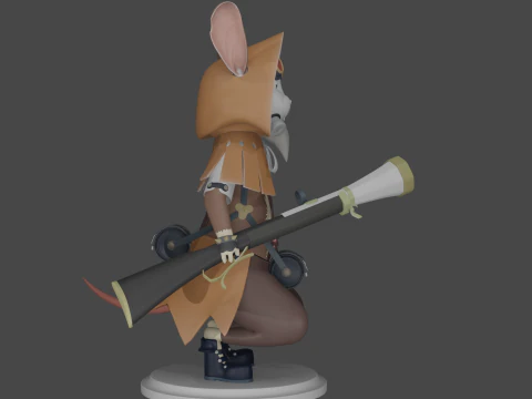 Stylized mouse 3D Model