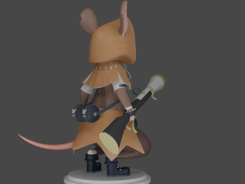 Stylized mouse Model 3D