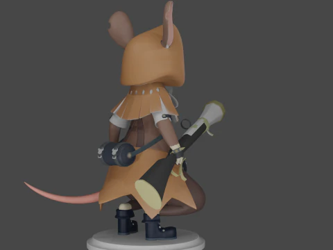 Stylized mouse 3D Model