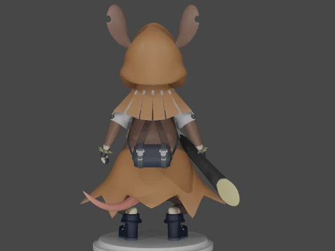 Stylized mouse 3D Model