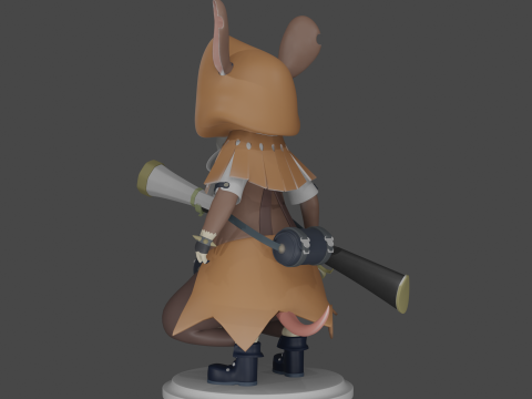 Stylized mouse Model 3D