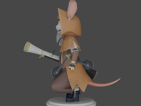 Stylized mouse 3D Model