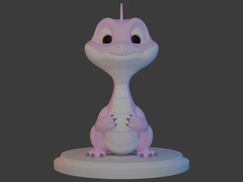 Dinosauro stilizzato Modello 3D