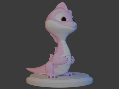 Stylized dinosaur 3D Model