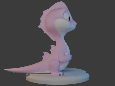 Stylized dinosaur 3D Model