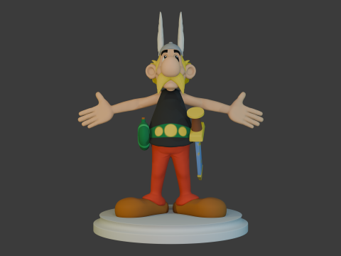 Obelix 3D Модель