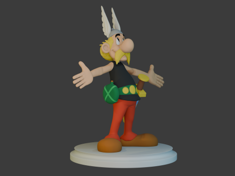 Obelix 3D मॉडल