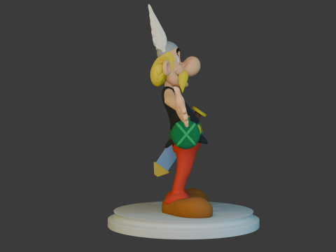 Obelix 3D मॉडल