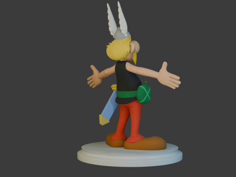 Obelix 3D मॉडल