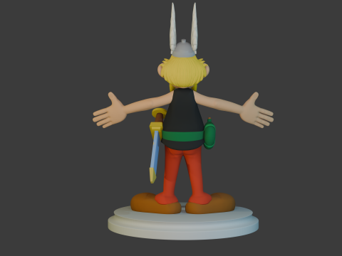 Obelix 3D मॉडल