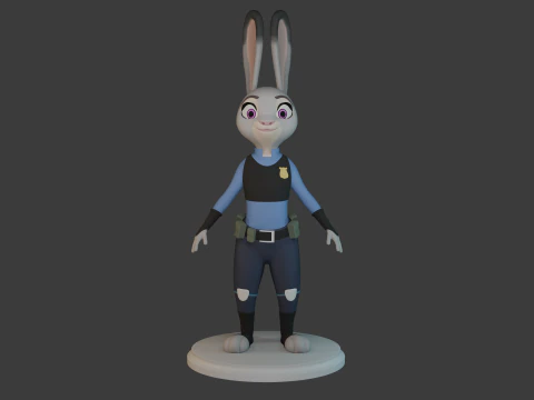 Judy Hops Model 3D