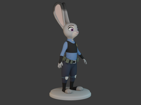 Judy Hopps Modèle 3D