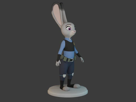 Judy Hopps 3D Model