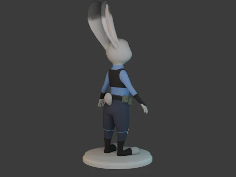 Judy Hopps 3D Model