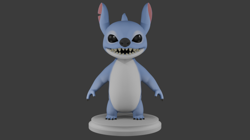 Stitch Modèle 3D .c4d .max .obj .3ds .fbx .stl .blend 