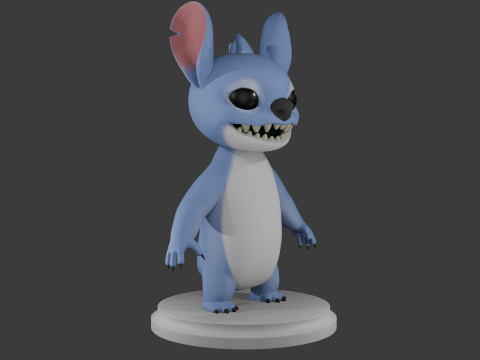 Stitch Modèle 3D