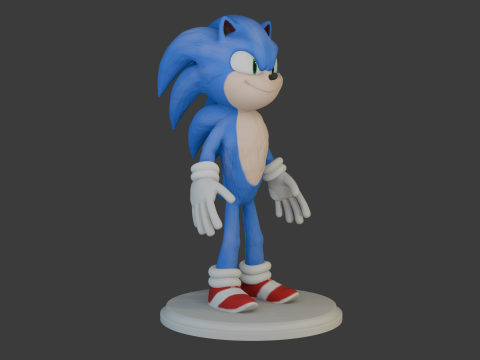 Sonic Model 3D