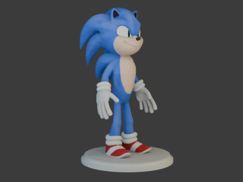 Sonic 3D Model