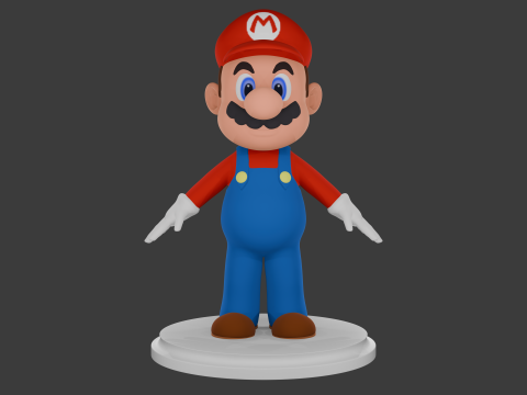 Mario Modelo 3D
