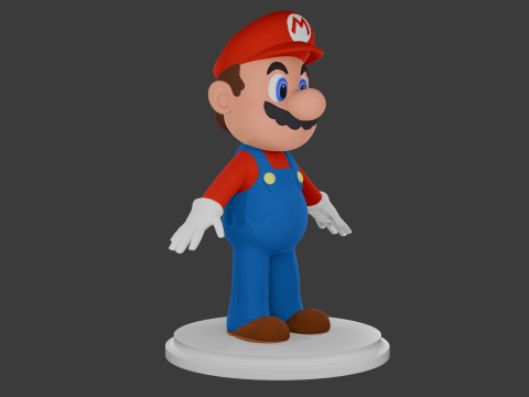 Mario 3D Model