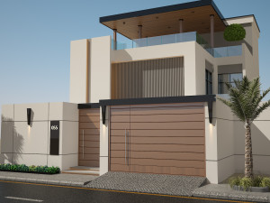 Private Villa create in 3dmax2015 and vray 3 3D Model