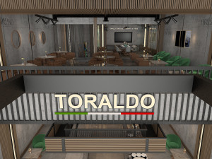 Completed project restaurant and caf 3d max 2015 vray 3 3Dモデル