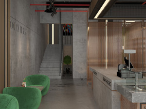 Completed project restaurant and caf 3d max 2015 vray 3 3Dモデル