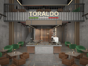 Completed project restaurant and caf 3d max 2015 vray 3 3Dモデル