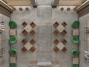 Completed project restaurant and caf 3d max 2015 vray 3 3Dモデル