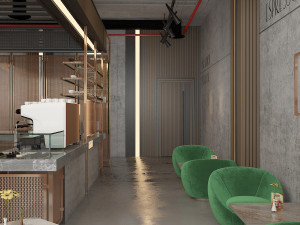 Completed project restaurant and caf 3d max 2015 vray 3 3Dモデル