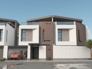 Complexe de villas r&eacute;sidentielles priv&eacute;es cr&eacute;&eacute; en 3dmax2015 et Vray 3 Modèle 3D