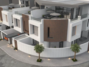 Complexe de villas r&eacute;sidentielles priv&eacute;es cr&eacute;&eacute; en 3dmax2015 et Vray 3 Modèle 3D