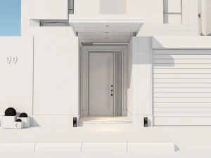 Complexe de villas r&eacute;sidentielles priv&eacute;es cr&eacute;&eacute; en 3dmax2015 et Vray 3 Modèle 3D