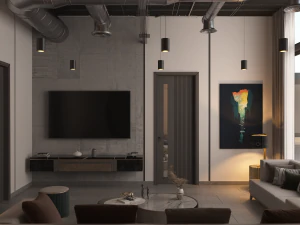 3D Reception Dining Interior design project 3D Model