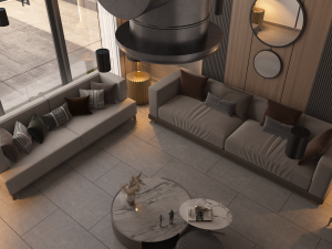 3D Reception Dining Interior design project 3D 模型
