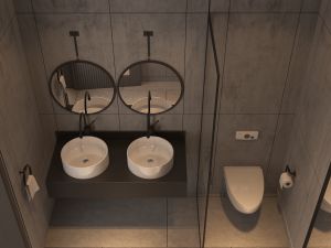 3D Reception Dining Interior design project 3D 模型