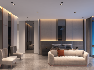 LUXURY MASTER BEDROOM 3D Model