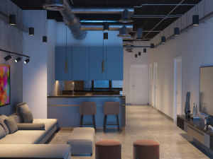 LIVING ROOM 3D Model
