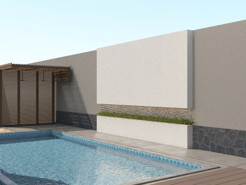 Private resort 3D Model