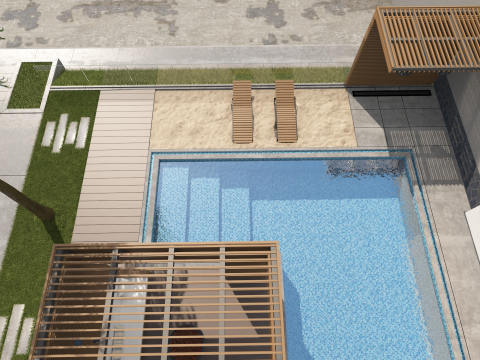 Private resort 3D Модель