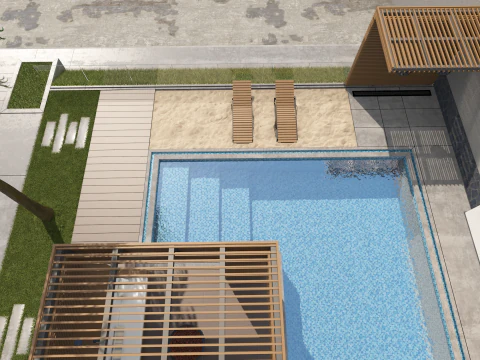 Private resort 3D Model