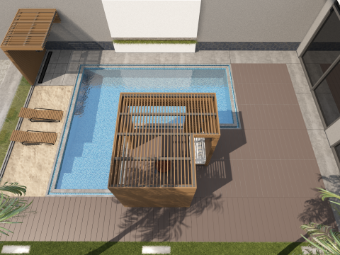 Private resort 3D Модель