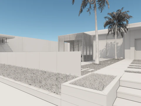Private resort 3D Model